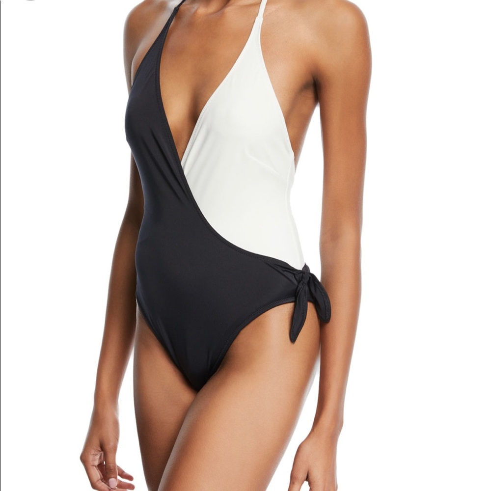 Solid and Striped Mathilde halter swimsuit NWT!
